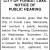 Public Hearing
