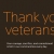 Thank You, Veterans