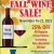 Fall Wine Sale! November 16-22, 2025