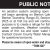 Public Notice