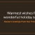 Warmest Wishes for a Wonderful Holiday Season