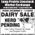 Friday, December 5 - Dairy Sale, Herd Pending
