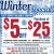 Winter Special - $5OFF to $25 Purchase or More
