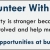 Volunteer With the City of Burnville
