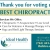 Thank You for Voting Us the Best Chiropractic Office 