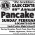 65th Annual Benefit Pancake Day - Sunday, February 1, 2026