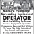 Spreading Equipment Operator