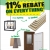 11% Rebate On Everything