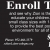 Enroll Today!