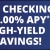 Get Checking + 3.00% APY High-Yield Savings!