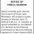 Notice of Public Hearing