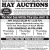 The Next Sale Will Be Thursday, April 16