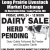 Dairy Sale Herd Pending