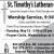 Worship Service, 9:30 AM