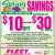 Spring Savings $10 Fleet Supply