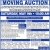 Moving Auctions - Saturday, May 9th