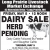 Dairy Herd Pending Sale
