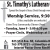 Worship Service, 9:30 AM