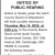 Notice of Public Hearing