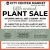 Fith Annual Plant Sale