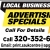 Local Business Advertising Specials