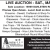 Live Auction - Saturday May 30th, 2026