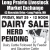 Dairy Sale Herd Pending
