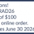 Congratulations! Use Code GRAD26 to Save $10 of $100