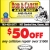 50$ Off Any Collision Repair Over $1000