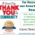 A Great Big Thank Your To Our Community!