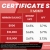 Certificate Specials