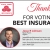 Thank You for Voting Me for Best Insurance Agent
