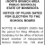 Notice of Filing Dates for Election to the School Board