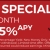 Certificate Specials