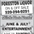 June & July Entertainment