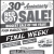 30th Anniversary Sale!