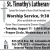 Worship Service, 9:30 AM