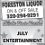 June & July Entertainment