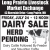 Dairy Herd Pending Sale