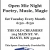 Open Mic Night Poetry, Music, Magic