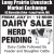 Dairy Sale Herd Pending