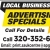 Local Business Advertising Specials