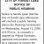 Notice of Filing 2026 City General Election