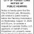 Notice of Filing 2026 City General Election