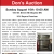 Don's Auction, Sunday, August 16th