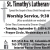 Worship Service, 9:30 AM