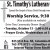 Worship Service, 9:30 AM