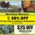50% OFF Potted Trees, Shrubs & Perennials