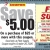 Save $5 On a Purchase of $25 or More With this Coupon