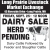 Dairy Herd Pending Sale